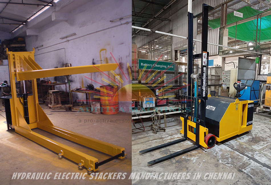 hydraulic electric stackers